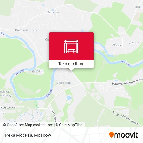 Река Москва map