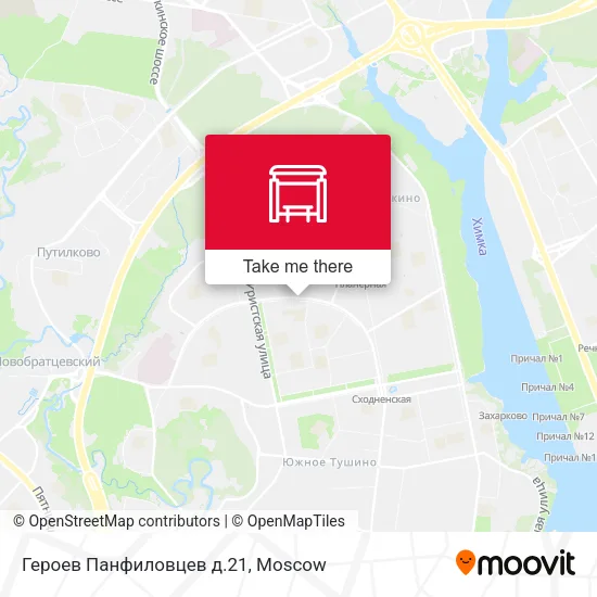 Героев Панфиловцев д.21 map