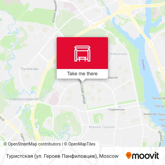 Туристская (ул. Героев Панфиловцев) map