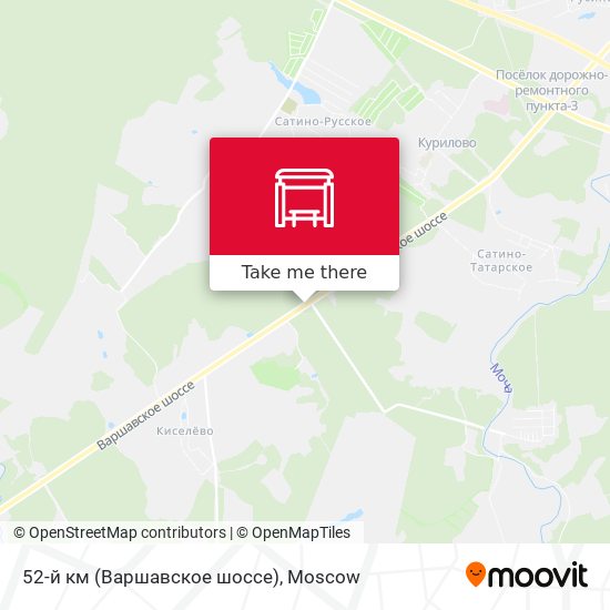 52-й км (Варшавское шоссе) map