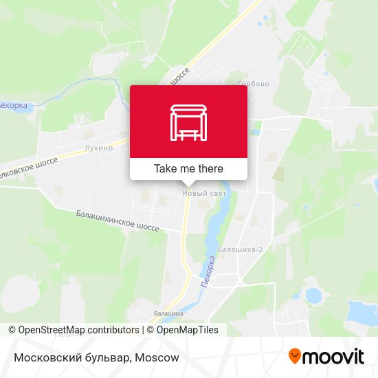 Московский бульвар map