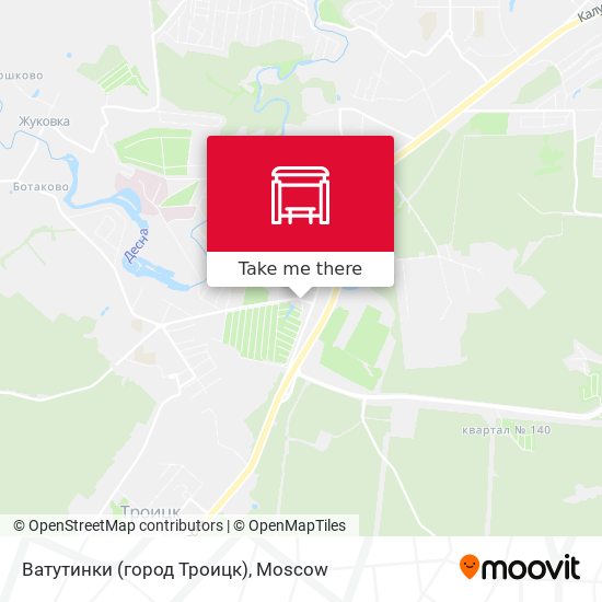 Ватутинки (город Троицк) map