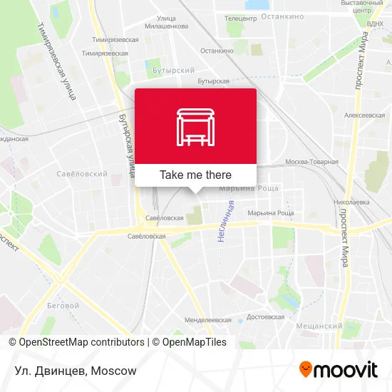 Ул. Двинцев map