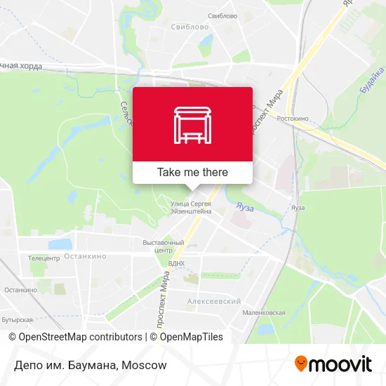 Депо им. Баумана map