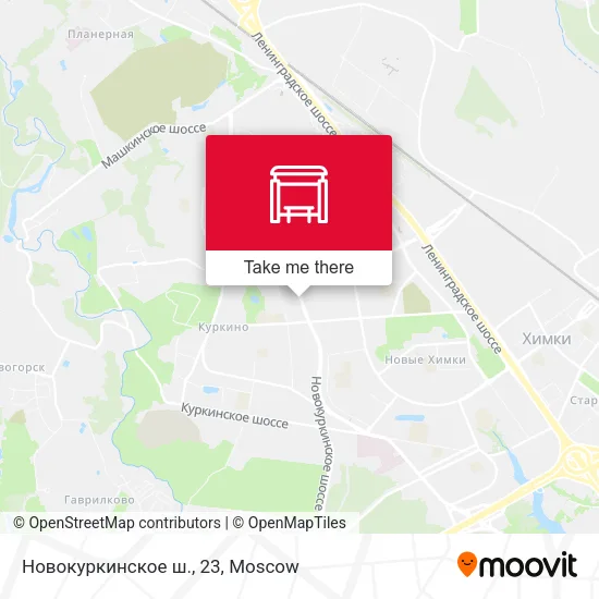 Новокуркинское ш., 23 map