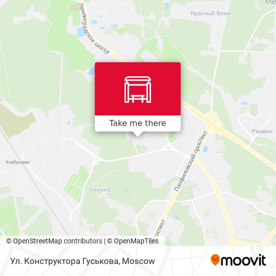 Ул. Конструктора Гуськова map