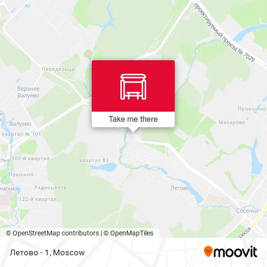 Летово - 1 map