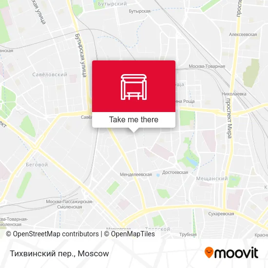 Тихвинский пер. map