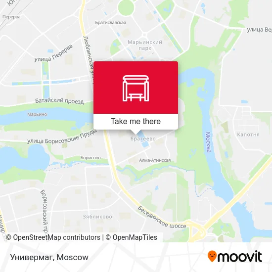 Универмаг map