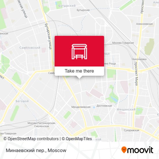 Минаевский пер. map