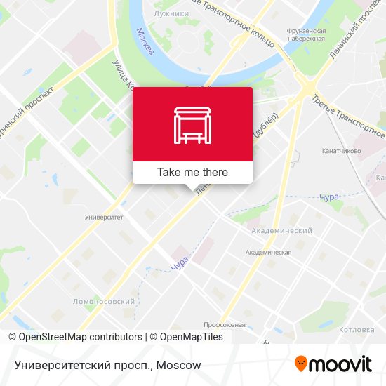 Университетский просп. map