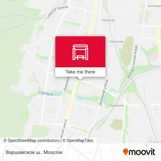 Варшавское ш. map