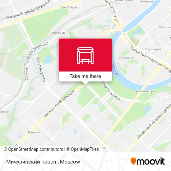 Мичуринский просп. map