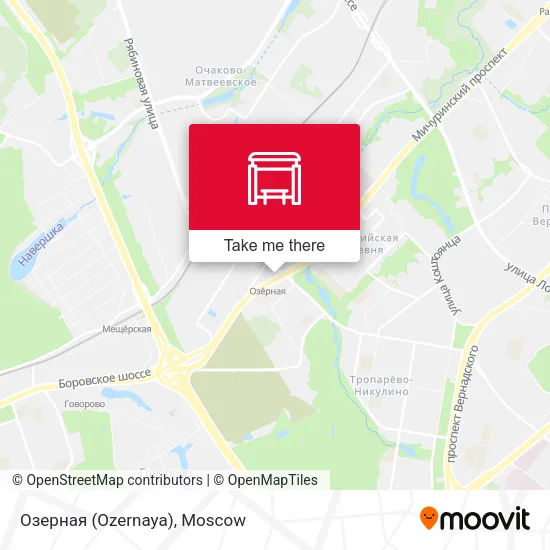 Озерная (Ozernaya) map