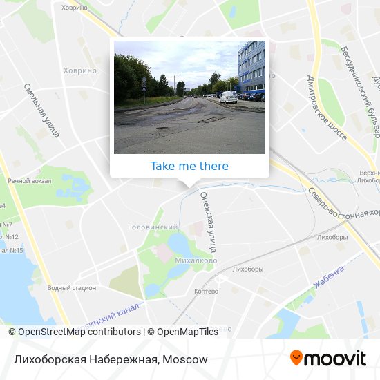 Лихоборская Набережная map