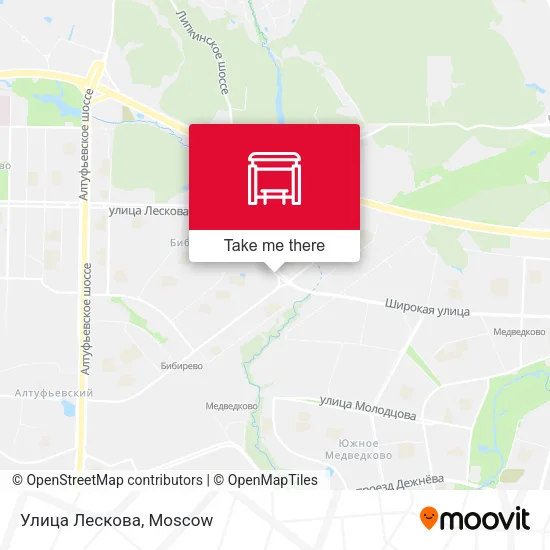 Улица Лескова map