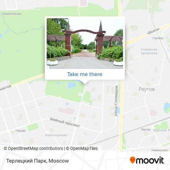 Терлецкий Парк map