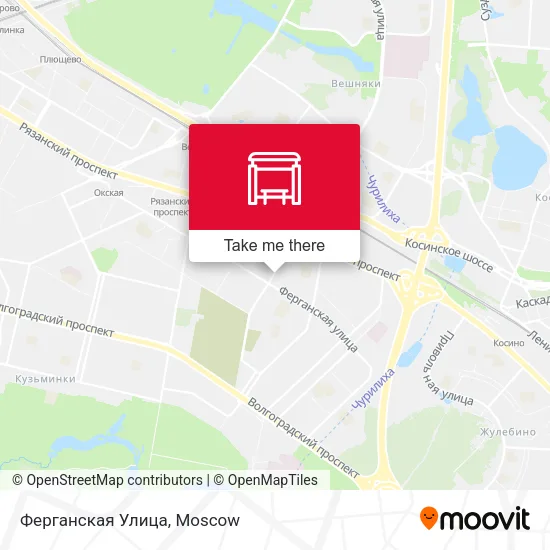 Ферганская Улица map