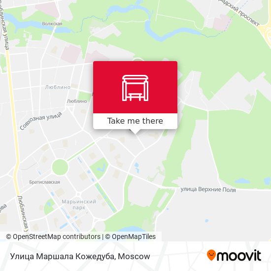 Улица Маршала Кожедуба map
