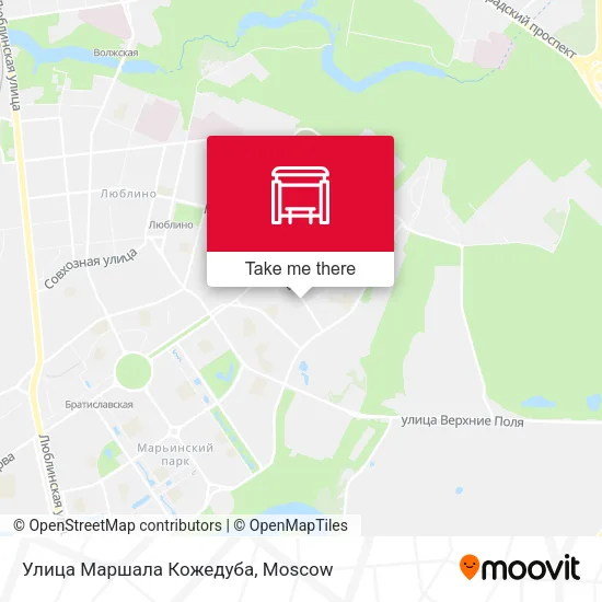Улица Маршала Кожедуба map