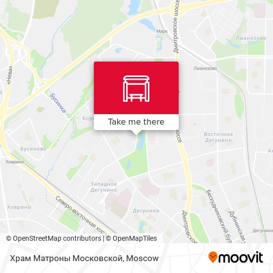 Храм Матроны Московской map