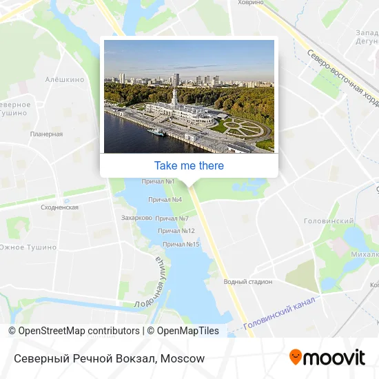 Северный Речной Вокзал map