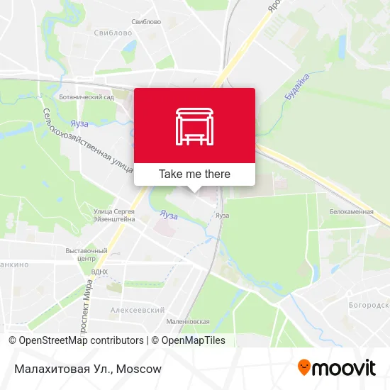 Малахитовая Ул. map