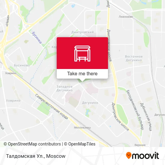 Талдомская Ул. map
