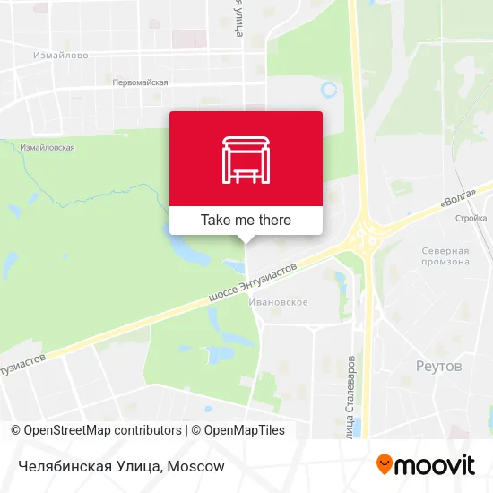 Челябинская Улица map