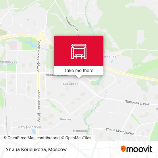 Улица Конёнкова map