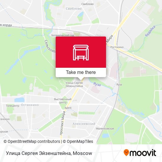 Улица Сергея Эйзенштейна map