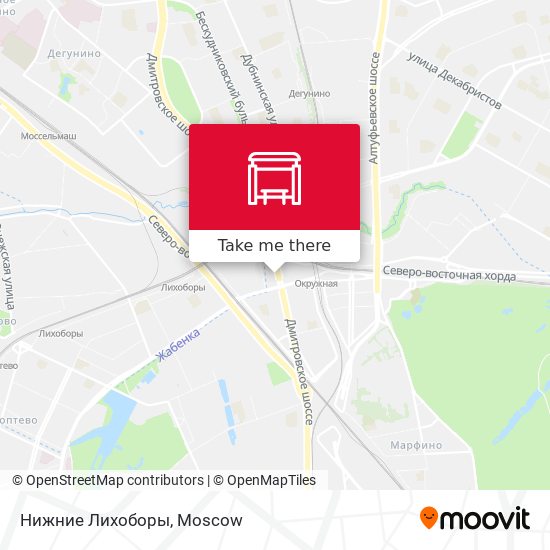Нижние Лихоборы map
