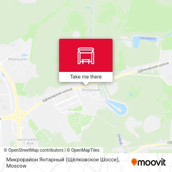Микрорайон Янтарный (Щёлковское Шоссе) map