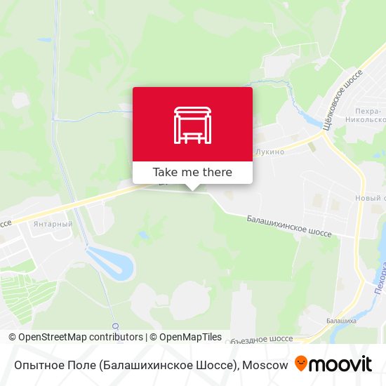 Опытное Поле (Балашихинское Шоссе) map