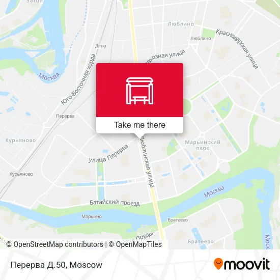 Перерва Д.50 map
