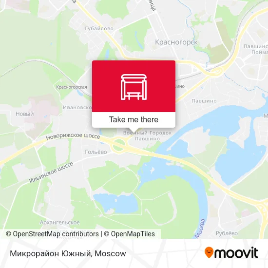 Микрорайон Южный map