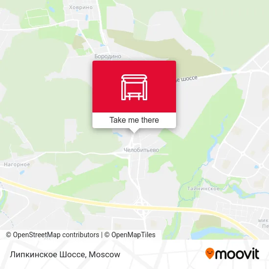 Липкинское Шоссе map