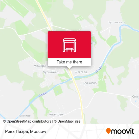 Река Пахра map