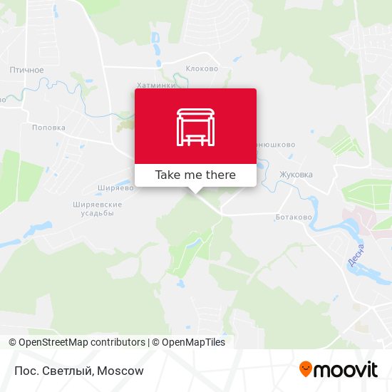 Пос. Светлый map