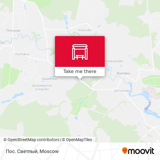 Пос. Светлый map