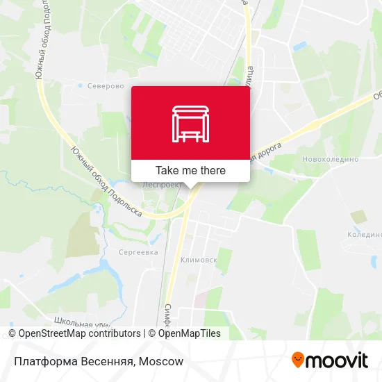 Платформа Весенняя map