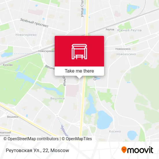 Реутовская Ул., 22 map