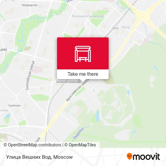 Улица Вешних Вод map
