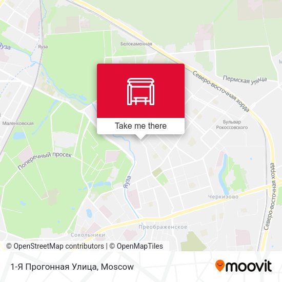 1-Я Прогонная Улица map