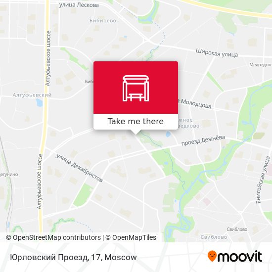 Юрловский Проезд, 17 map