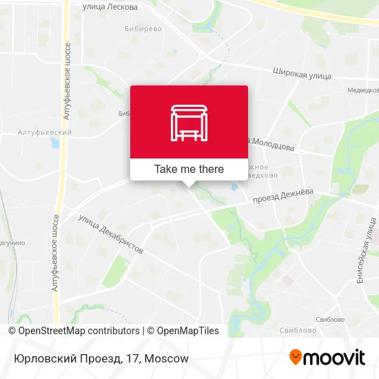 Юрловский Проезд, 17 map