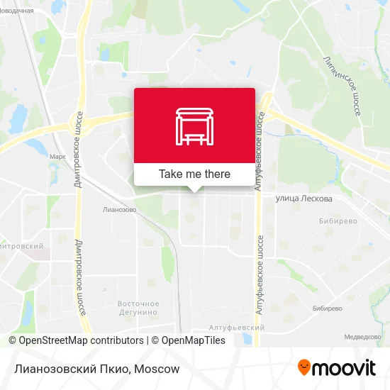 Лианозовский Пкио map