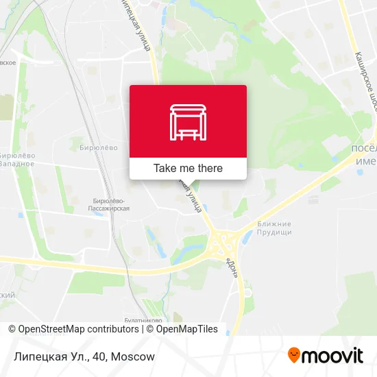 Липецкая Ул., 40 map