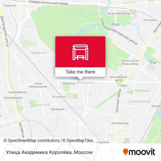 Улица Академика Королёва map