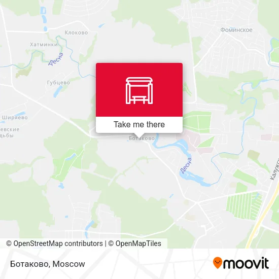 Ботаково map